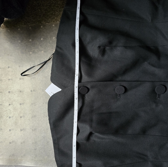 TUXEDO KNEE-LENGTH DRESS 819231 - Picture 7 of 8